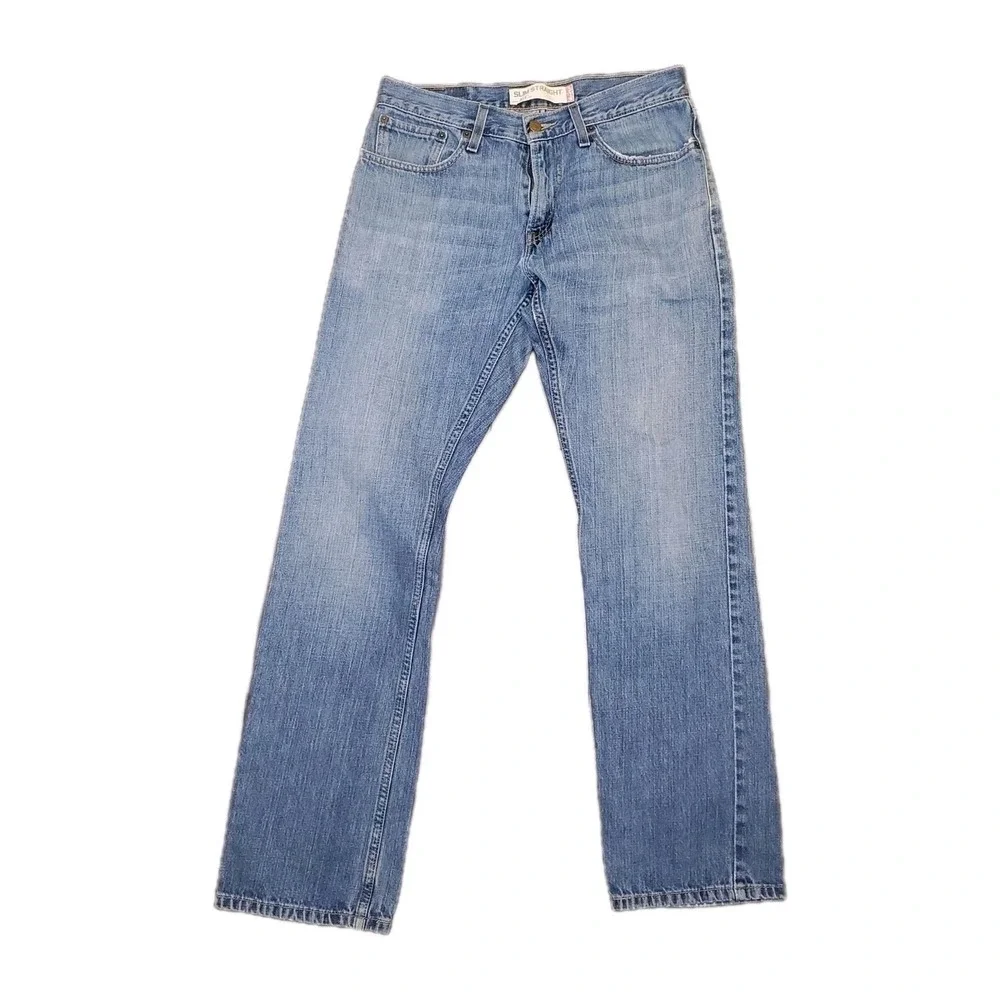 Vintage 514 Jeans Men's Size 32x32 Blue Slim Straight Y2K